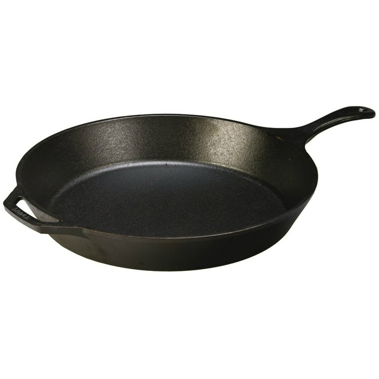 Lodge L14SK3 15-Inch Pre-Seasoned Cast-Iron Skillet & Tempered Glass Lid  (15 Inch) – Fits 15 Inch Cast Iron Skillets and 14 Inch Cast Iron Woks