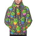 thumbnail image 4 of Hoodies for Men - Cactus In Pots Long Sleeve Comfrt Men'S Fashion Hoodies & Sweatshirts, Sweatshirts for Men Hoodies Pullover Clothing Clothes with Pouch, 4 of 7