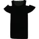thumbnail image 1 of Vestido acampanado Ralph Lauren con hombros descubiertos para mujer negro 6, 1 of 1