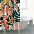 thumbnail image 5 of Waterproof Boho Style Vintage Shower Curtain 72x84 Inch Boho Style Polyester Unique Shower Curtain for Bathroom Hotel Home Decor with 12 Plastic Hooks, 5 of 5