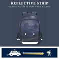 thumbnail image 5 of FORMRS Unisex School Backpack 17" Student Travel Bag with Laptop Compartment, Moonlight Mountain, 5 of 7