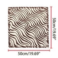 thumbnail image 3 of Allegra K Women's Animal Pattern Square Neck Scarf Wrap Neckerchief, 3 of 6