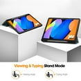 thumbnail image 4 of DWaybox Case for Lenovo Idea Tab 11.0" 2025 Model TB336FU TB336ZU, Shockproof Protective Cover with Kickstand, Built-in Pen Slot & Auto Wake/Sleep, Folio Matte TPU Smart Cover -Dark Green, 4 of 4