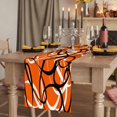 thumbnail image 2 of Table Runners 90 Inches Long Dress Scarves, Orange Geometric Farmhouse Coffee/Dining/Kitchen Table Runner for Living Room, Black White Striped Abstract Lines Art 13x90 Inch, 2 of 9