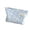 #A02-Blue, variant on Large Cosmetic Bag for Women, Cute Floral Makeup Pouch with Zipper, Water Resistant Polyester Travel Toiletry Organizer for Skincare Stationery, Blue