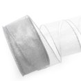 thumbnail image 2 of Cinta decorativa ALTIER con alambre plateado de 6,4 cm x 36,5 m, 2 of 3