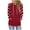 Wine, variant on Color Blocked Loose Casual Long Sleeved Hooded Sweatshirt with Pockets Stylish Comfortable Fashionable for Spring Summer Casual Party Everyday Wear Green M