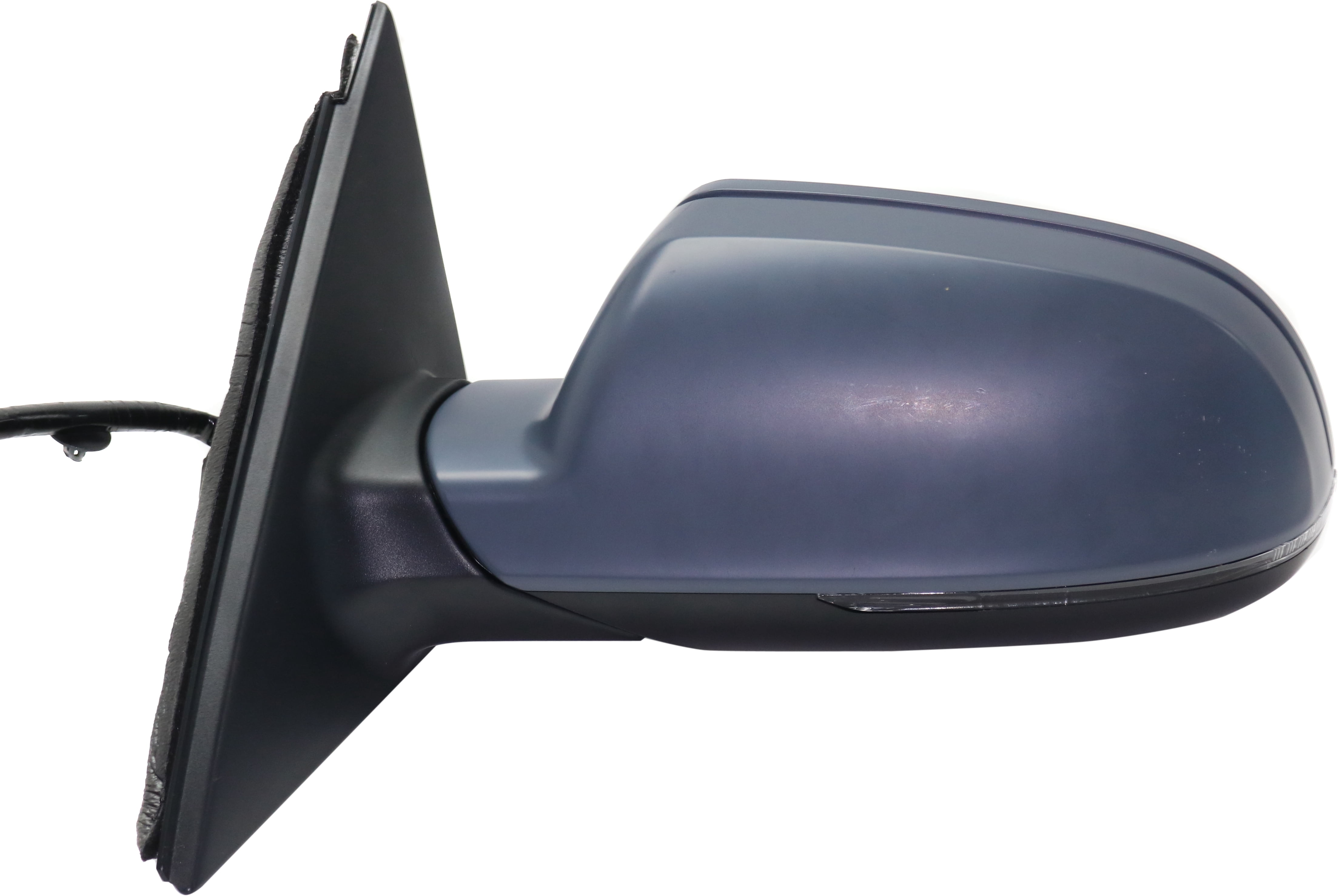 Mirror Compatible With 2012-2016 Audi A4 S4 Left Driver Side Heated w/ Blind Spot Detection in Glass In-housing Signal Light Paintable Kool-Vue
