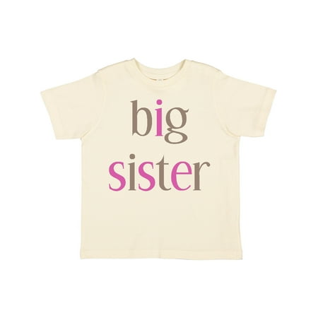 

Inktastic Big Sister Gift Toddler Toddler Girl T-Shirt