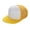 Yellow, variant on NMMUED Snapback Hats for Men Women,mesh Back Cap, Flat Brim Cap,golf, Running, Workout Black One Size