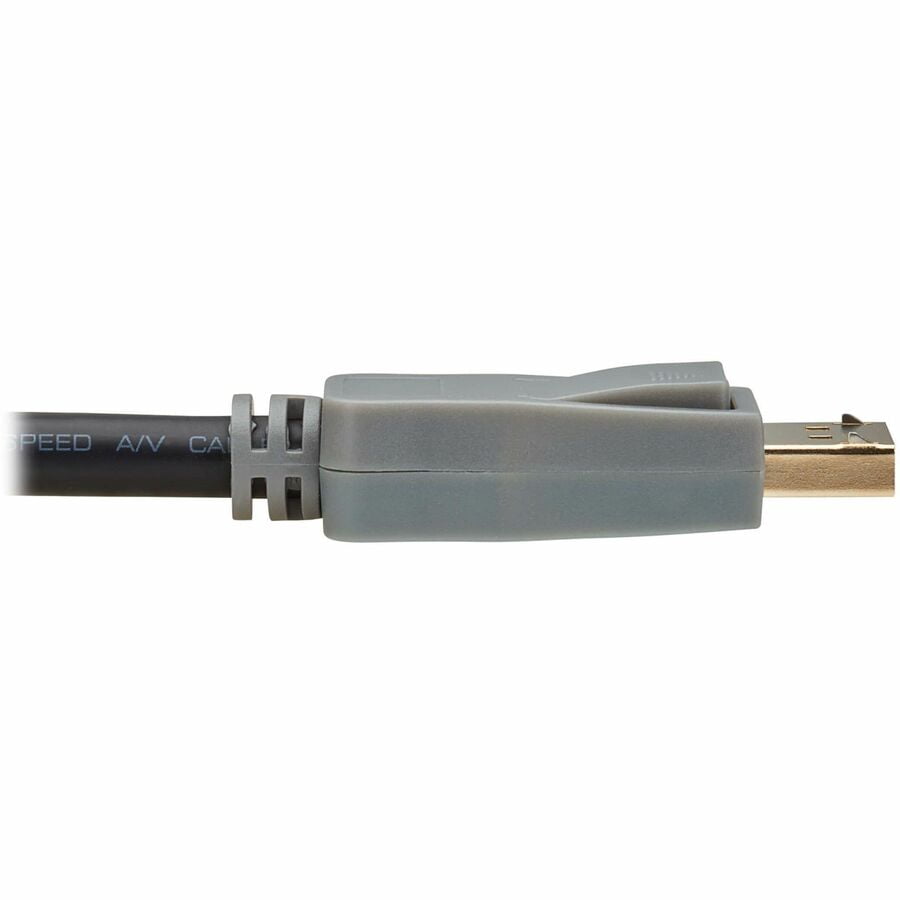 Eaton Tripp Lite Series DisplayPort Cable with Latching Connectors (M/M), 4K 60 Hz, HBR2, 4:4:4, HDCP 2.2, 50 ft. (15.2 m), Black