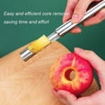 thumbnail image 5 of Juego multifunción de descorazonador y deshuesador, herramienta de extracción de núcleos de acero inoxidable para manzana, pera, cereza, azufaifo, dátiles rojos o más, 5 of 5