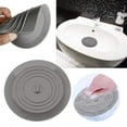 thumbnail image 2 of Kitchen Round Silicone Sink Stopper [Grey] 6Pcs， 15Cm Silicone Rubber Kitchen Strainer Stopper Water Drain Tub Cover Mat Ath Tub Stopper for Drain, 2 of 7
