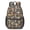 Mushroom and Sprig Black Pattern, variant on Mushroom and Species Beige Pattern 17" Waterproof Oxford School Backpacks for Teens, S-Shape Padded Straps, for School, Travel, Hiking, Camping