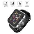 thumbnail image 3 of Apple Watch Hard Cases for Apple Watch Series 3 Series 2, Takfox Full Coverage Bumper with Ultra-Thin Scratch Resistant HD Tempered Glass Screen Protector Compatible with iWatch 38mm Clear, 3 of 8