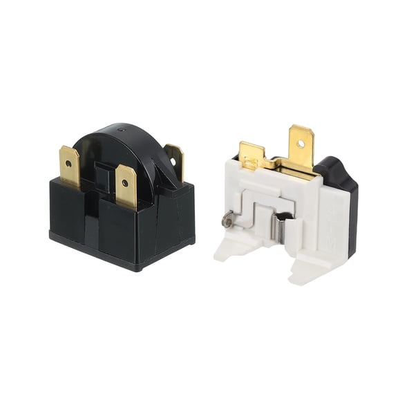 PTC Refrigerators Starter Relay 4.7 Ohm 3 Pin and 1/2HP Overload Protector