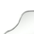 thumbnail image 7 of JONATHAN Y MIR203B Lindie 24 in. W x 36 in. H Medium Scalloped-Top Metal Framed Wall Mounted Mirror, Nickel, 7 of 7