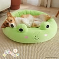 thumbnail image 5 of Squishmallows 30 inch Green Frog Pet Bed - Large Ultra Soft Plush Pet Bed, 5 of 7