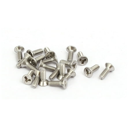 Tamper Proof Security Seals - M2x6mm 304 Stainless Steel Y Type Flat Head Tamper Proof Security Screws 20pcs