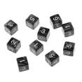 thumbnail image 3 of 40 Uds dados acrílicos D6 dados de juego de de 6 caras para accesorios Café Negro Púrpura Zulema Dados poliédricos, 3 of 8
