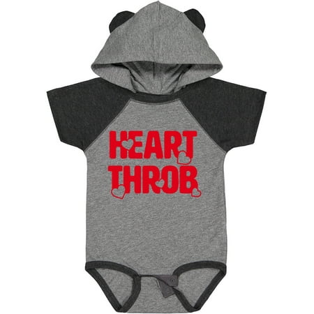 

Inktastic Heart Throb (red) Gift Baby Boy or Baby Girl Bodysuit