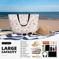 thumbnail image 5 of Xecao Maple Leaves for versatile beach bag for women includes zipper pockets and waterproof material, ideal for vacations and adventures., 5 of 7