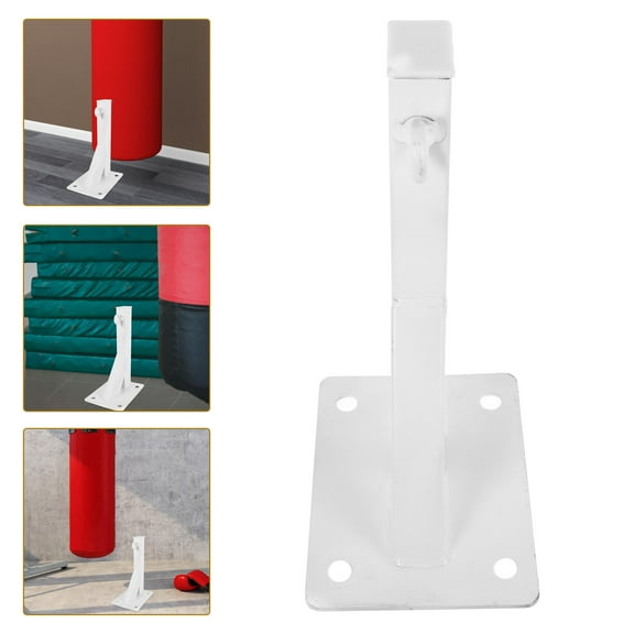 Worgeous  Heavy Bag Stand Freestanding Punching Mechanism Clothes Hangers White