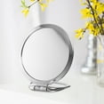 thumbnail image 2 of Magnifying Handheld Mirror Double Sided Folding Mirror Desktop Makeup Mirror, 2 of 5