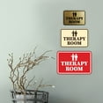 thumbnail image 4 of Signs ByLITA Classic Framed, Therapy Room Sign (Ivory/Dark Brown) - Medium, 4 of 6