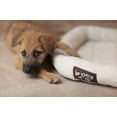 thumbnail image 4 of Soft Padded Fleece Pet Bed by 2PET Cushy Bed All Season Crate Pad for Your Pet’s Comfort Double Fleece Filling for Better Cushioning Waterproof, Easy to Clean Sturdy Border for Head Support - CPB1504, 4 of 9