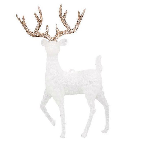 Shiny Bling Deer Winter Cake Toppers and Decorations for Birthday Party