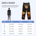 thumbnail image 4 of Lsque Cool Black Eagle Print Men's Pajama Pants, Lounge Pant - Comfortable Home Wear,Elastic Waistband, Stylish Design-XX-Large, 4 of 9