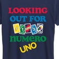 thumbnail image 3 of Uno - Looking Out for Numero Uno - Women's Short Sleeve Graphic T-Shirt, 3 of 5