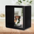 thumbnail image 3 of Wall Mounted Storage Shelf Cube Set DIY Modular Floating Hanging Organizer Rack Holder (Black), 3 of 8