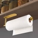 thumbnail image 3 of Soporte Para Toallas De Papel Debajo Del Gabinete, Rollo De Papel De Acero Inoxidable 304, Estante De Pared, Ahorro De Espacio Para El Hogar, Hotel, , Cocina, Dorado, 3 of 7