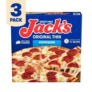 Jack's Frozen Pizza, Pepperoni Original Thin Crust Pizza with Marinara Sauce, 43.2 oz (Frozen)