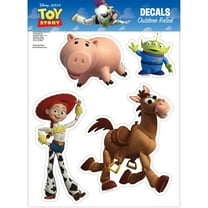 Disney Toy Story Decals - Set of 4 Jessie Hamm Bullseye Alien Vinyl Stickers for Car Laptop Computer Kids Water Bottle Outdoor Waterproof