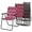 Red, variant on S AFSTAR Beach Chair Set of 6, Portable Folding Chairs with Stable Steel Frame & Comfort Armrest, Load Bearing Up to 265 LBS, Lightweight Lawn Chairs, 6 PCS Camping Chairs for Outside Outdoor (Red)