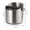 thumbnail image 3 of Barra de golpe desmontable duradera para café, accesorios para máquina de espresso, hogar Plata S, 3 of 9