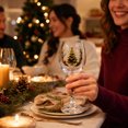 thumbnail image 4 of Christmas Tree Holiday Stemware 12oz, Wine Glass with Smooth 2D Print, Festive Xmas Party Table Decor & Hostess Gift for Wine Lovers & Family, 4 of 4