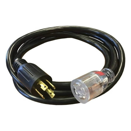 PC3010M 30-Amp (L14-30), 10-Foot Generator Power Cord, Black