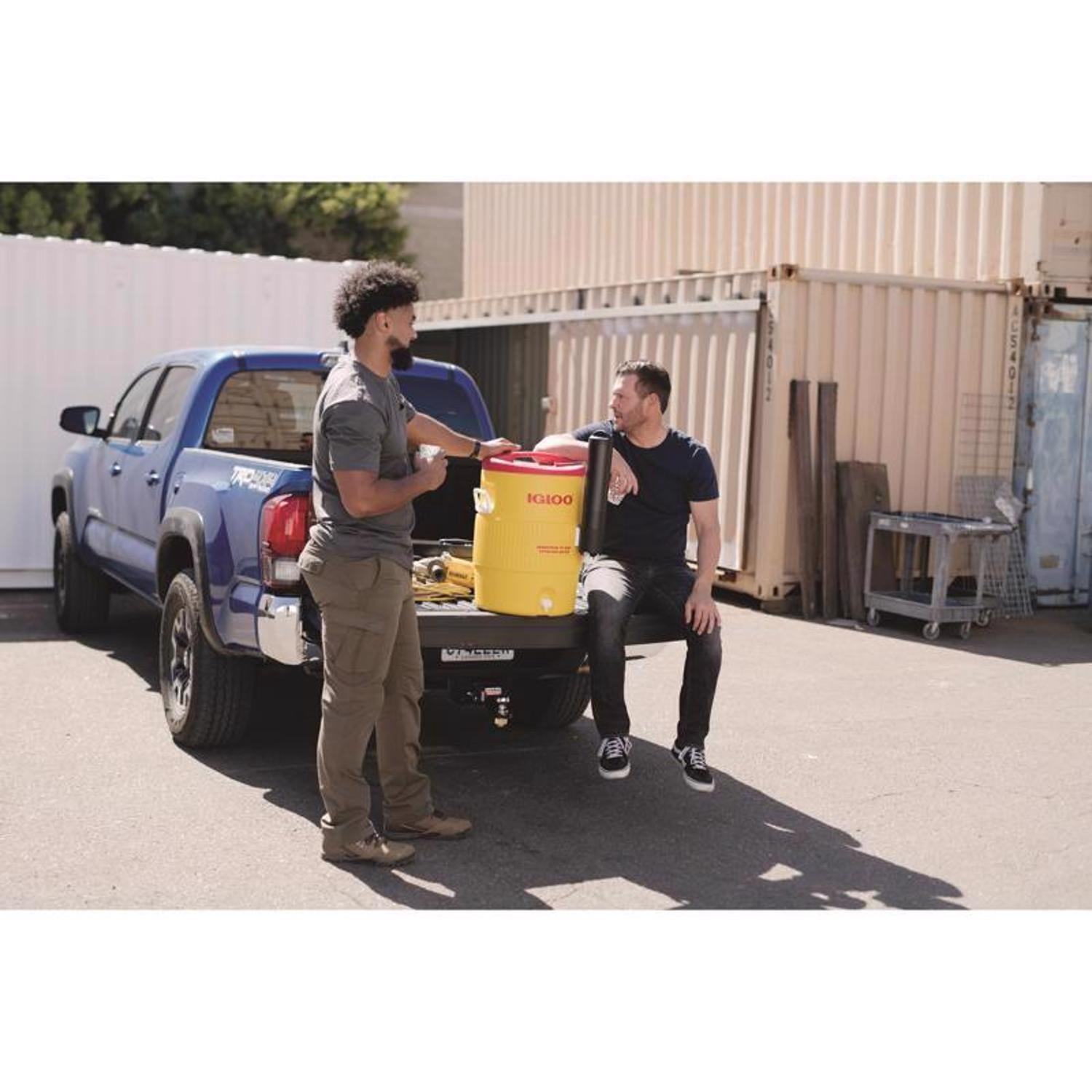Igloo Industrial Red/Yellow 10 gal Water Cooler
