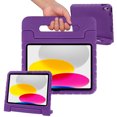 thumbnail image 2 of HDE iPad 10th Generation Case for Kids Shockproof iPad Cover 10.9 inch with Multi Angle Viewing Handle Stand Purple, 2 of 6