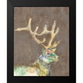 thumbnail image 2 of Goldberger, Jennifer 12x14 Black Modern Framed Museum Art Print Titled - Rustic Wildlife II, 2 of 5