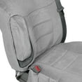 thumbnail image 3 of BDK Velour Fabric 2-Pack Front Seat Covers for Pick-Up Trucks, Trucks, Vans with Integrated Seat Belt, Integrated Arm Rest, Detachable Headrest - Gray, 3 of 10