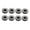black, variant on Anti-Slip Furniture Wheel Gripper Cups Round 45mm Bed Risers for Bed Cribs brown