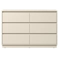 thumbnail image 4 of May in Color 6 Drawer Dresser with Charging Station for Bedroom, Beige, 4 of 11