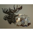 thumbnail image 3 of Moose Metal Wall Art, 3 of 7