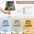 thumbnail image 4 of BZSMCE Table Lamp Creative Three Bighorn Sheep Painting Simple Pattern Night Light, 4 of 8