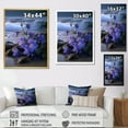 thumbnail image 4 of Designart "Seaside Serenade Of Violets" Violets Floater Framed Wall Decor, 4 of 5